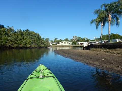 paddling Estero River, Great Calusa Blueway, kayak, canoe
