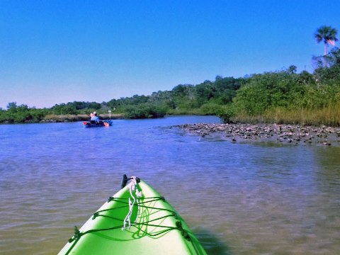 paddling Canaveral National Seashore, florida, kayak, canoe
