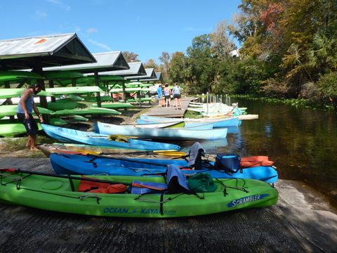 paddling Rock Springs Run, kayak, canoe