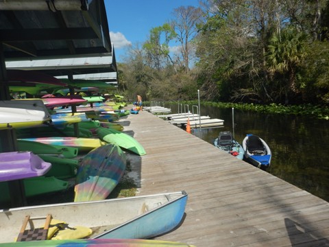paddling Rock Springs Run, kayak, canoe