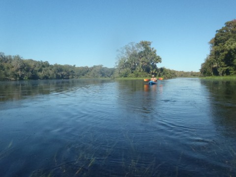 paddling Wekiva River, Katie's Landing