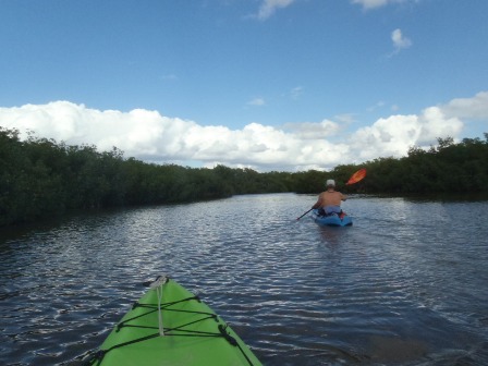 paddling Everglades, West Lake, kayak, canoe