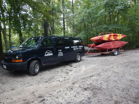 paddling Ichetucknee River, kayak, canoe